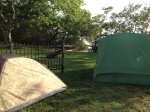 tents close