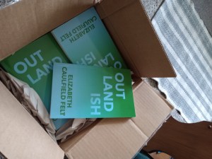 Picture of a box of books.